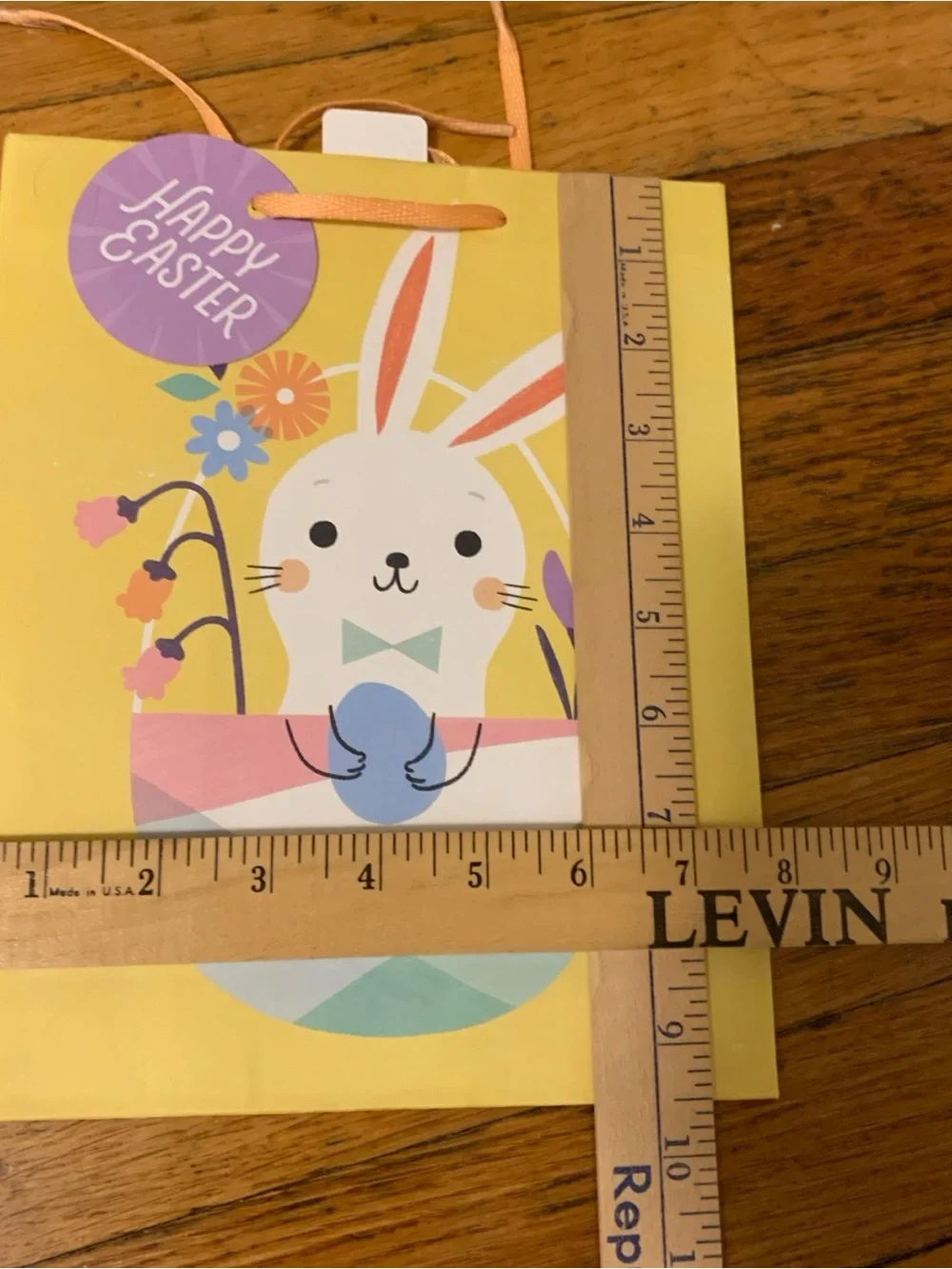 Happy Easter Bunny Gift Bags - Yellow & Pastel